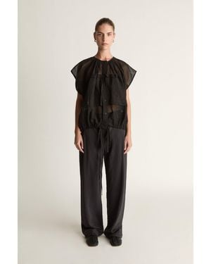 Lee Mathews Issy Blouse - Black