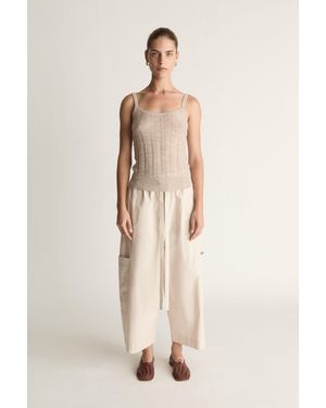 Lee Mathews Gilbert Culotte - Natural