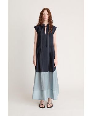 Lee Mathews Ondine Maxi Dress - Blue