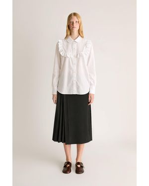 Lee Mathews Talbert Frill Shirt - Natural