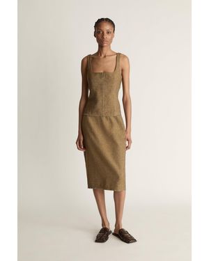 Lee Mathews Esme Skirt - Natural