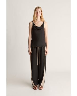 Lee Mathews Blair Spliced Top - Black