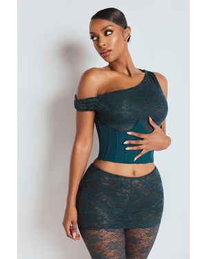 LemonLunar The Ophelia Crop Top - Blue
