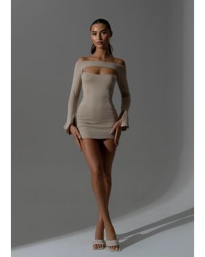 LemonLunar The Lola Mini Dress Cut Out - Grey