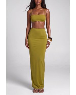 LemonLunar The Amina Mini Skirt - Green
