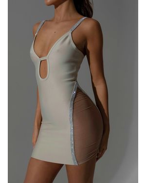LemonLunar The Aitana Bandage Dress - Brown