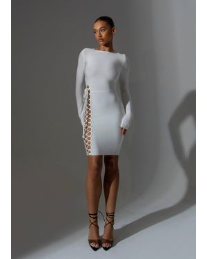 LemonLunar The Nyssa Bandage Dress - Grey