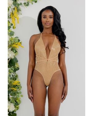 LemonLunar The Diamante Swimsuit - Orange