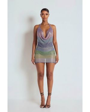 LemonLunar The Diamante Dress - Brown