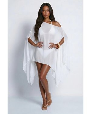LemonLunar The Serafina Mesh Cover Up Dress - White