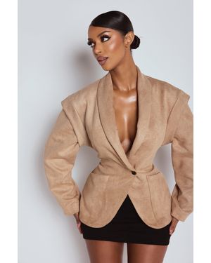 LemonLunar The Suede Jacket - Natural