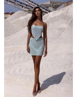 LemonLunar The Chainmail Skirt Pastel - Green