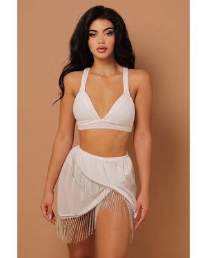 LemonLunar The Aurora Tassel Two Piece - Brown