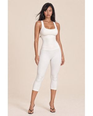 LemonLunar The Capri Leggings - Natural