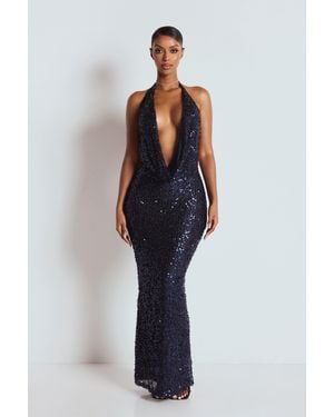 LemonLunar The Briella Maxi Dress - Blue