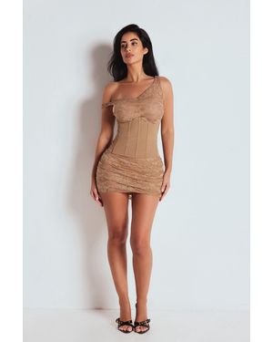 LemonLunar The Lace Corset Dress - Natural