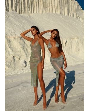 LemonLunar The Diamante Dress Light - Natural