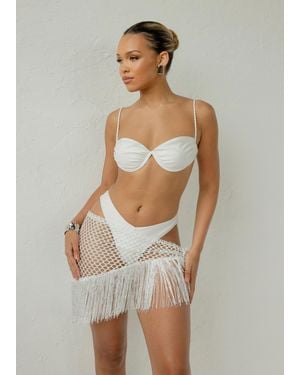 LemonLunar The Livia Tassel Sarong - White