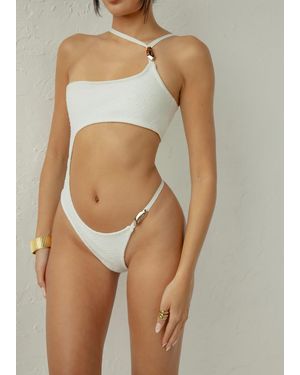 LemonLunar The Lace Swimsuit - White
