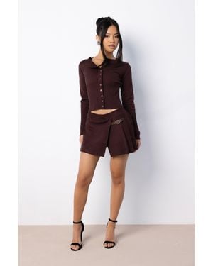 LemonLunar The Laura Knit Set - Red