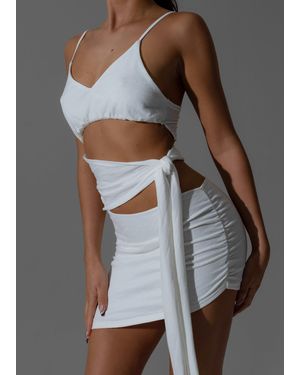 LemonLunar The Ava Mini Dress - White