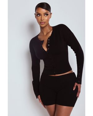 LemonLunar The Knit Cardigan - Black