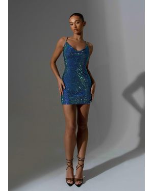LemonLunar The Diamante Dress - Gray