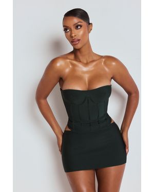 LemonLunar The Inara Bandage Corset Top Deep - Black