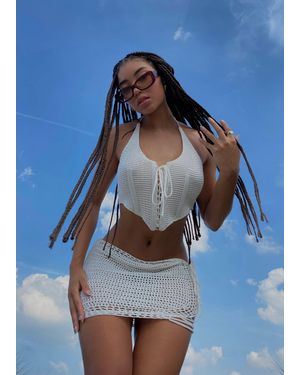 LemonLunar The Emani Crochet Set - Blue