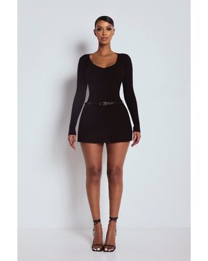 LemonLunar The Knit Dress - Black