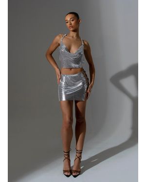 LemonLunar The Chainmail Two Piece - Grey