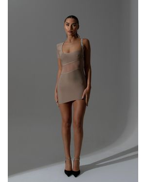 LemonLunar The Gala Bandage Dress - Grey