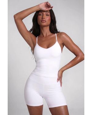 LemonLunar The Strappy Back Tank Top - White