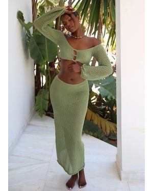 LemonLunar The Crochet Two Piece - Green