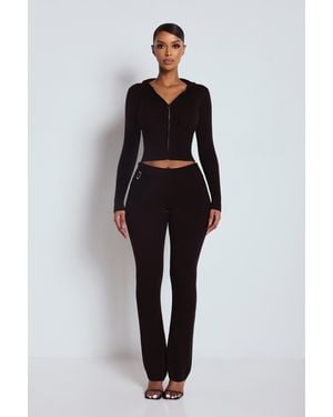 LemonLunar The Ll Knit Flare Pants - Black