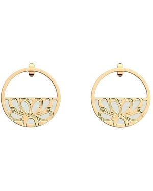 Les Georgettes Boucles d'oreilles Flora - Métallisé