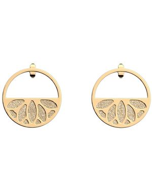Les Georgettes Boucles d'oreilles Lotus - Métallisé