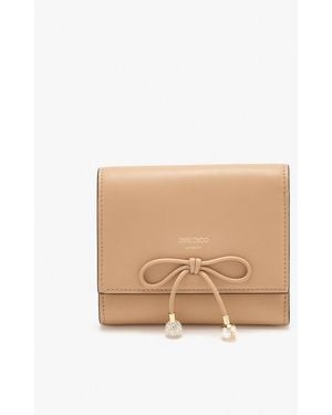 Jimmy Choo Marinda Compact Wallet - Natural