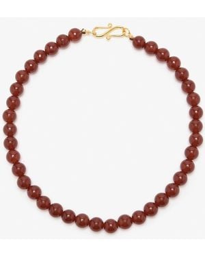 LIE STUDIO The Mary Necklace - Red