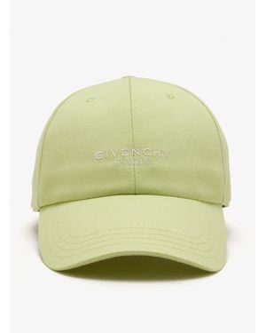 Givenchy Logo Embroidered Cap - Green
