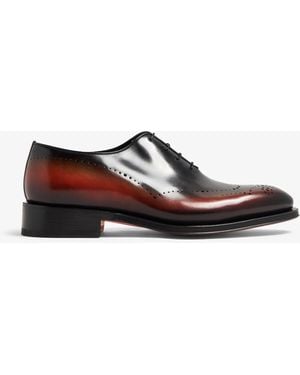 Santoni Kaj Oxford Shoes - Brown