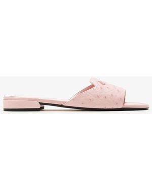Jimmy Choo Dina Flat Sandals - White