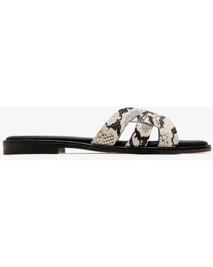 Luna Paloma Slide Sandals - White