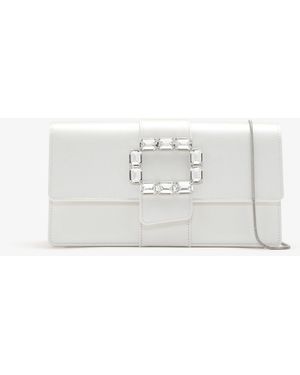 Manolo Blahnik Maycapjou Clutch - White