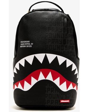 Sprayground Shark Central Shoe Palace 1 Dlxsv Backpack - Black