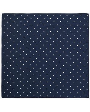 Dolce & Gabbana Crêpe De Chine Scarf - Blue
