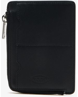 Tod's Small Leather Pouch - Black