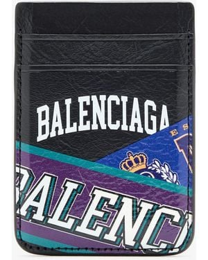 Balenciaga Cash Magnet Card Holder - Black