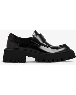 Balenciaga Tractor Loafers - Black