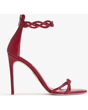 Rene Caovilla Braid Sandals - Pink